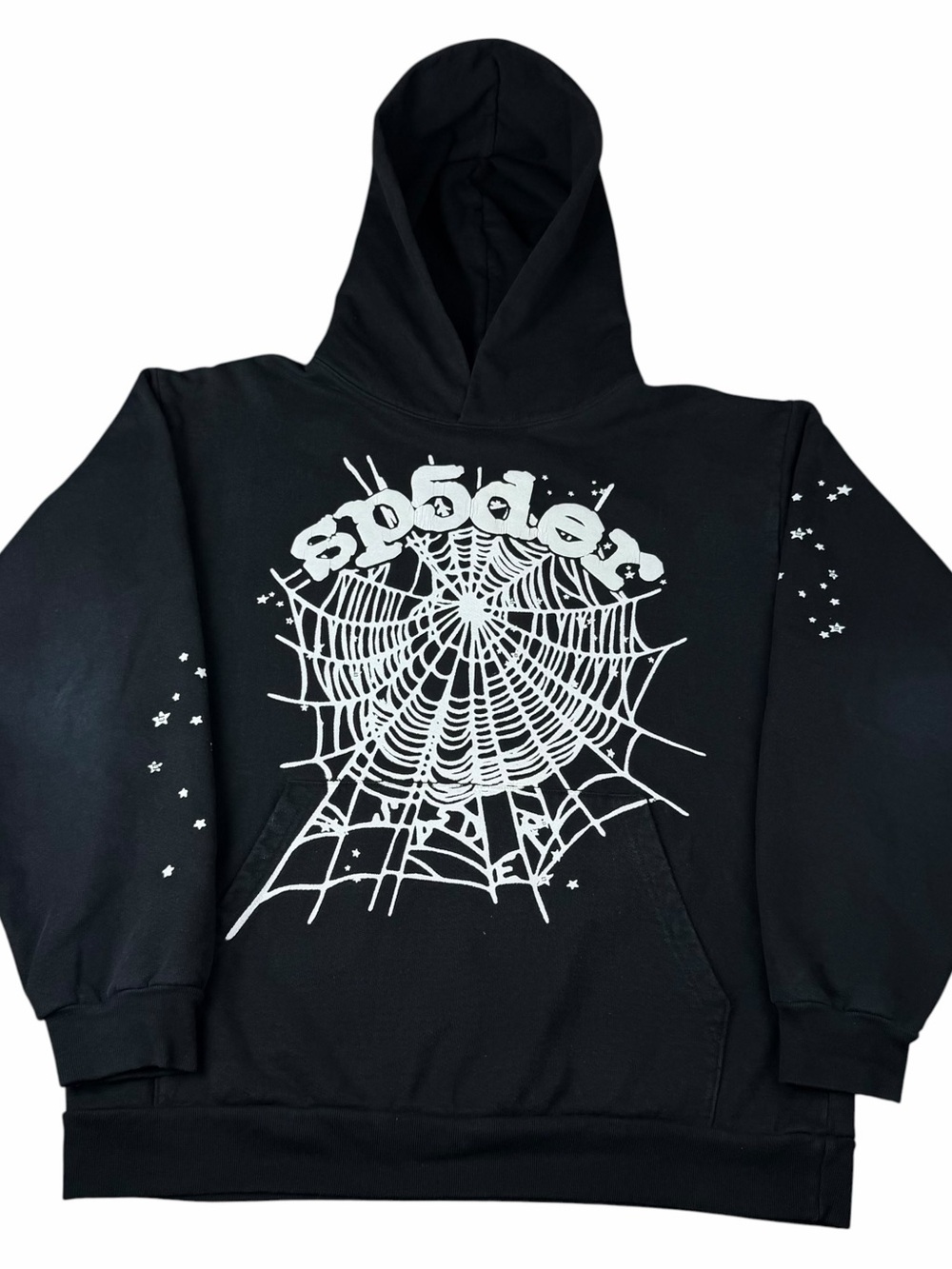 Sp5der OG Web Hoodie Black Adult Size Large L OG Rare Young Thug 100% Authentic